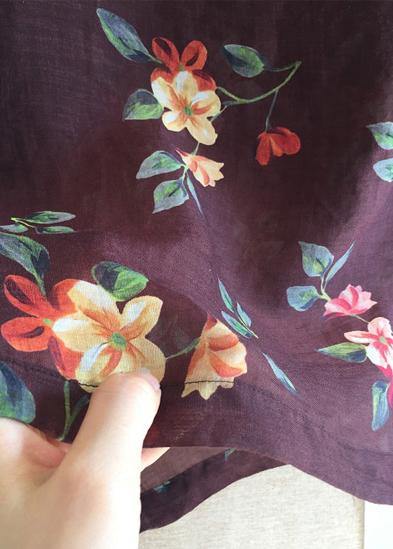 Unique V Neck Half Sleeve Clothes For Women Chocolate Print Shirts