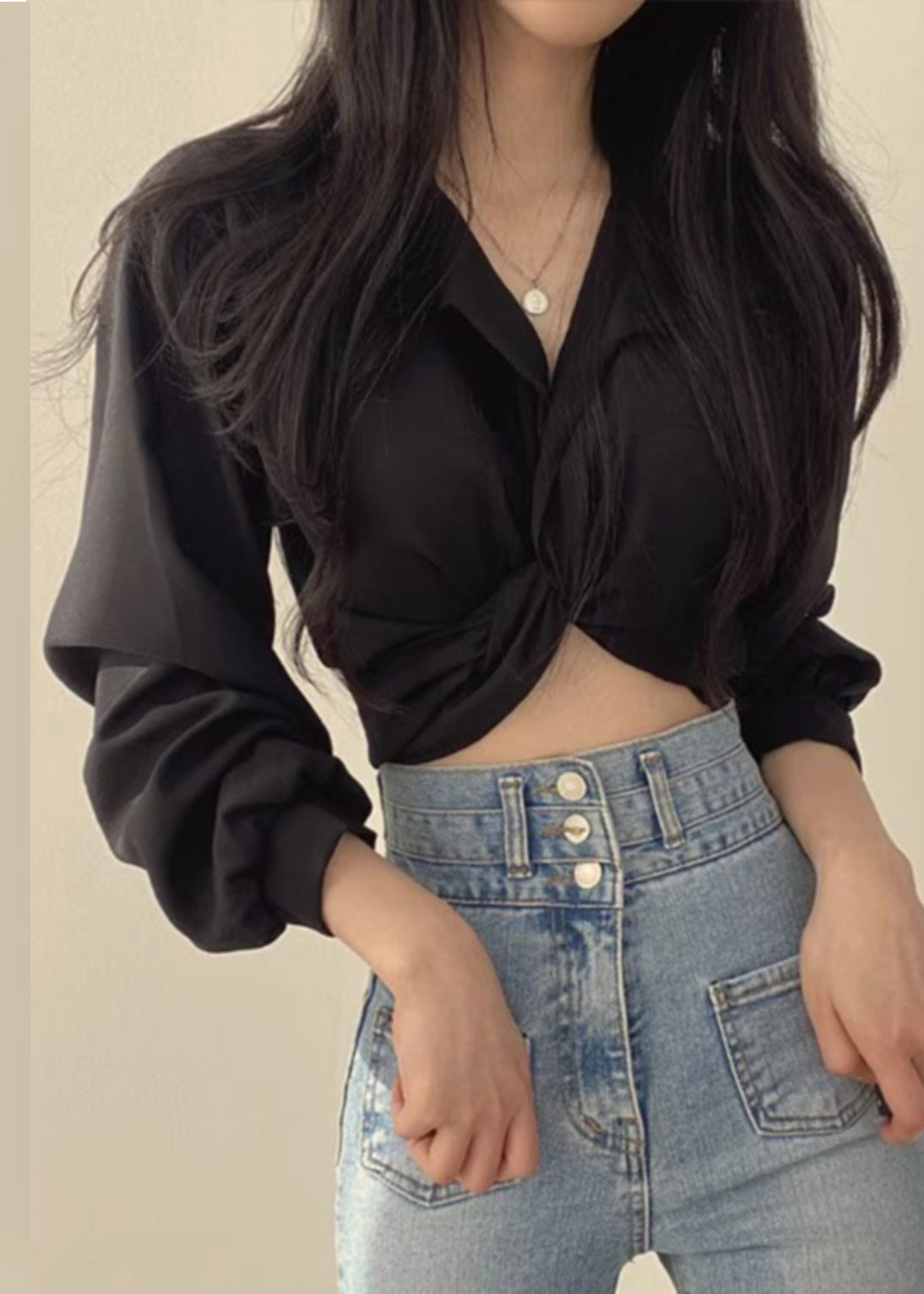 Unique White Peter Pan Collar Solid Shirts Lantern Sleeve
