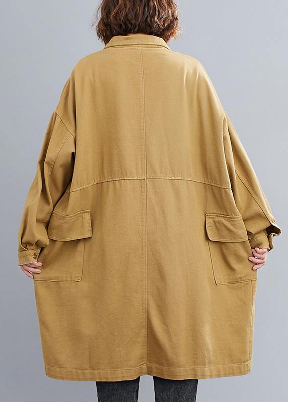 Unique Yellow Clothes for Lapel Patchwork Daily Spring Blouses