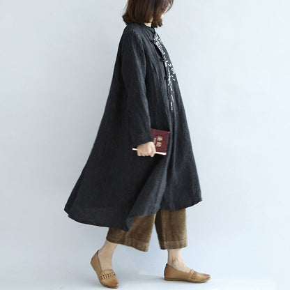 Black Linen Dresses Linen Blouses Caftans