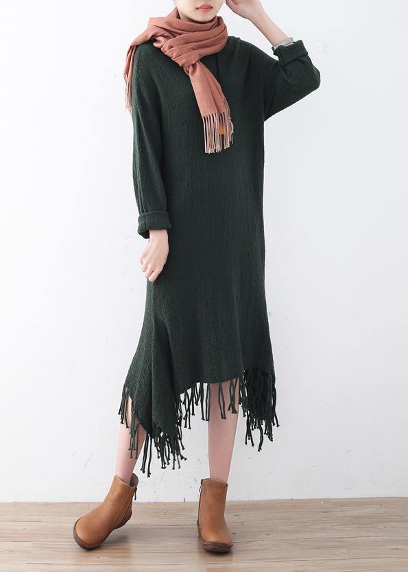 Green Sweater Wardrobes Quotes High Neck Big Fall Sweater Dress