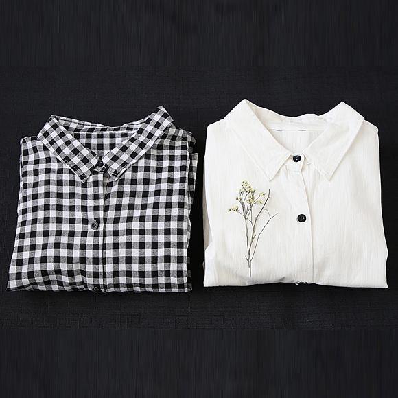 Vivid Lapel Cinched Cotton Linen Wardrobes Sleeve White Dresses