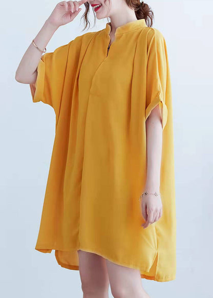 Vivid V Neck Chiffon Quilting Clothes White Chiffon Summer Dress