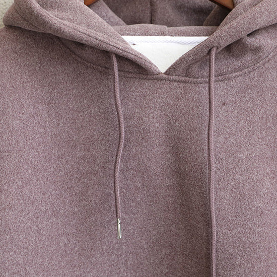 New Thicken Brushed Fleece Loose Tops Q1912