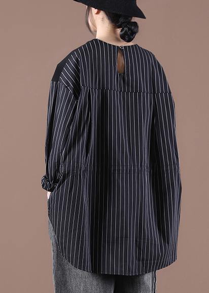 Women Black Classy Letter Casual Autumn Sewing Tops