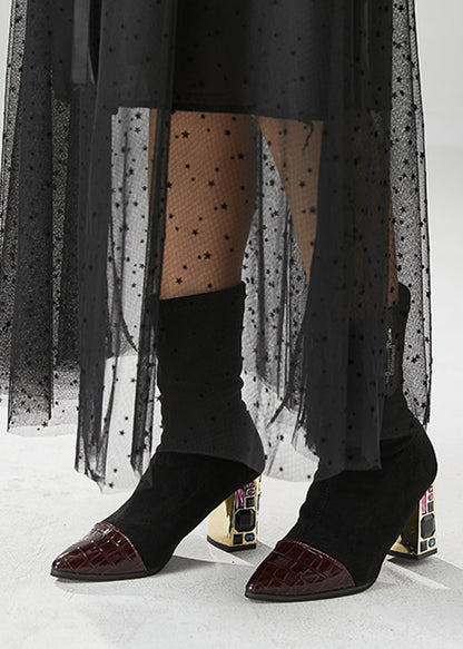 Black High Waist Silm Fit Tulle Skirts Summer