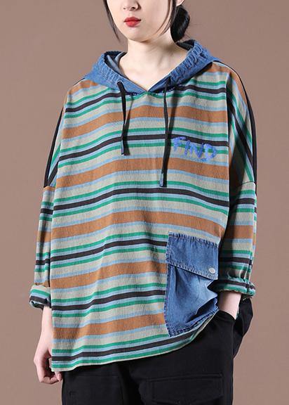 Women Black On The Back Unique Hooded  Fine Autumn Tops