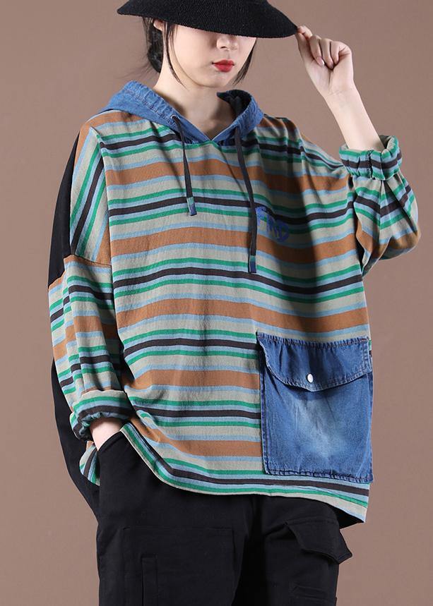 Women Black On The Back Unique Hooded  Fine Autumn Tops