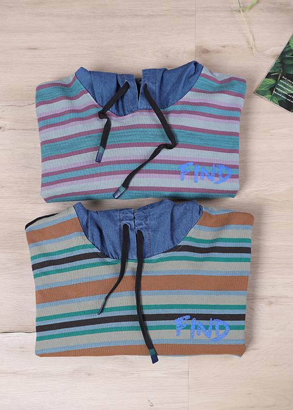 Women Black On The Back Unique Hooded  Fine Autumn Tops
