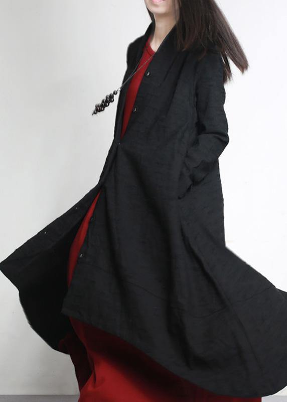 Burgundy Jacquard Clothes Large Hem Outwear