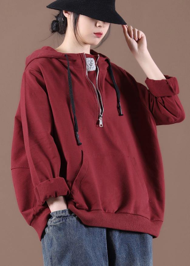 Women Casual Autumn Clothes For Red Tops