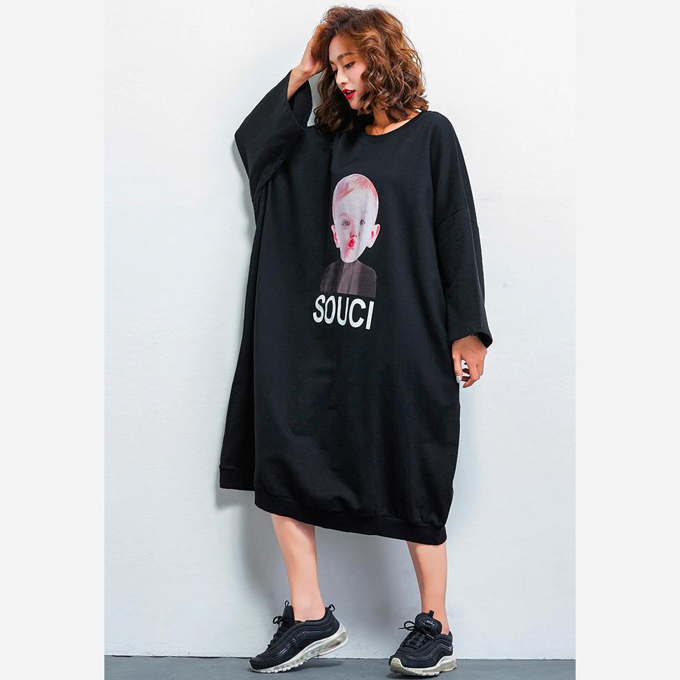 Clothing Loose Print Dresses
