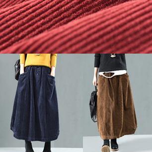 Elastic Waist Pockets Spring Wardrobes Tutorials Blue Skirt