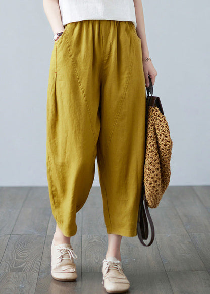 Ginger Patchwork Crop Pants Summer