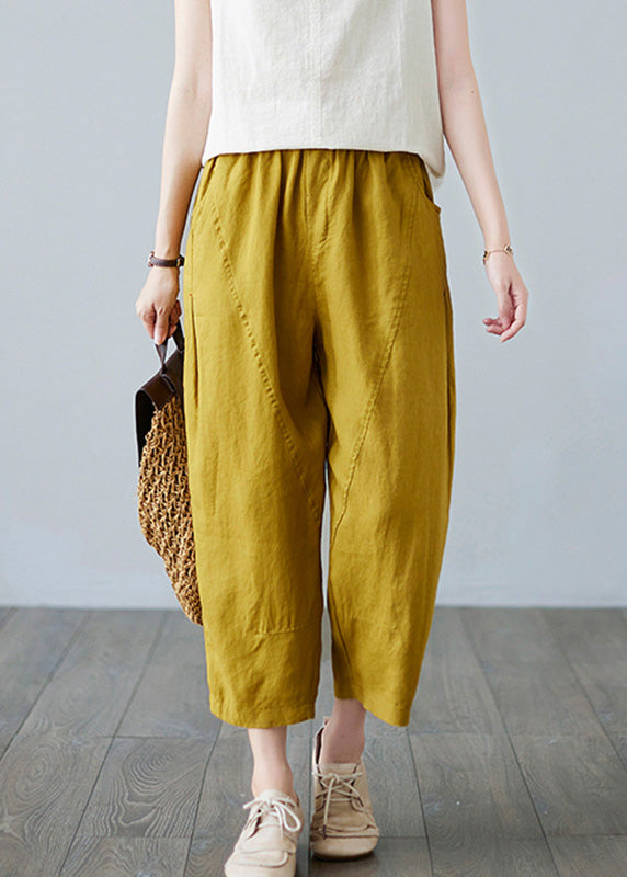 Ginger Patchwork Crop Pants Summer