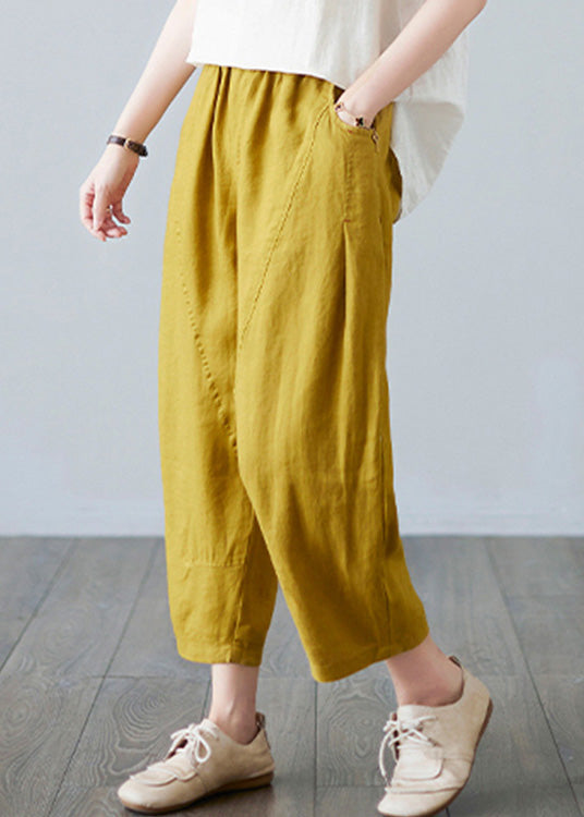 Ginger Patchwork Crop Pants Summer