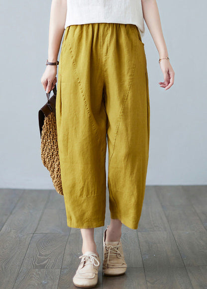 Ginger Patchwork Crop Pants Summer