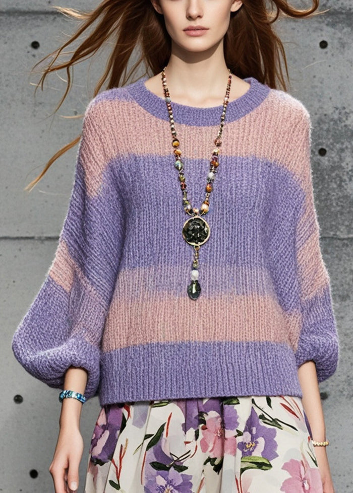 Gradient Color Cozy Knit Sweaters Fall