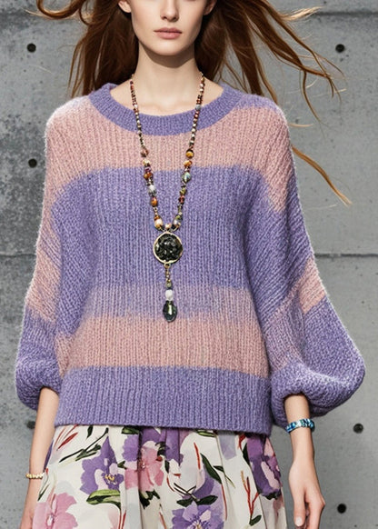 Gradient Color Cozy Knit Sweaters Fall