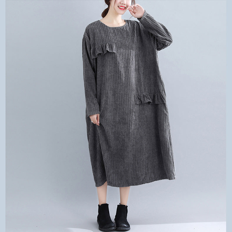 Kintted Dress Loose Pullover Long Shirt