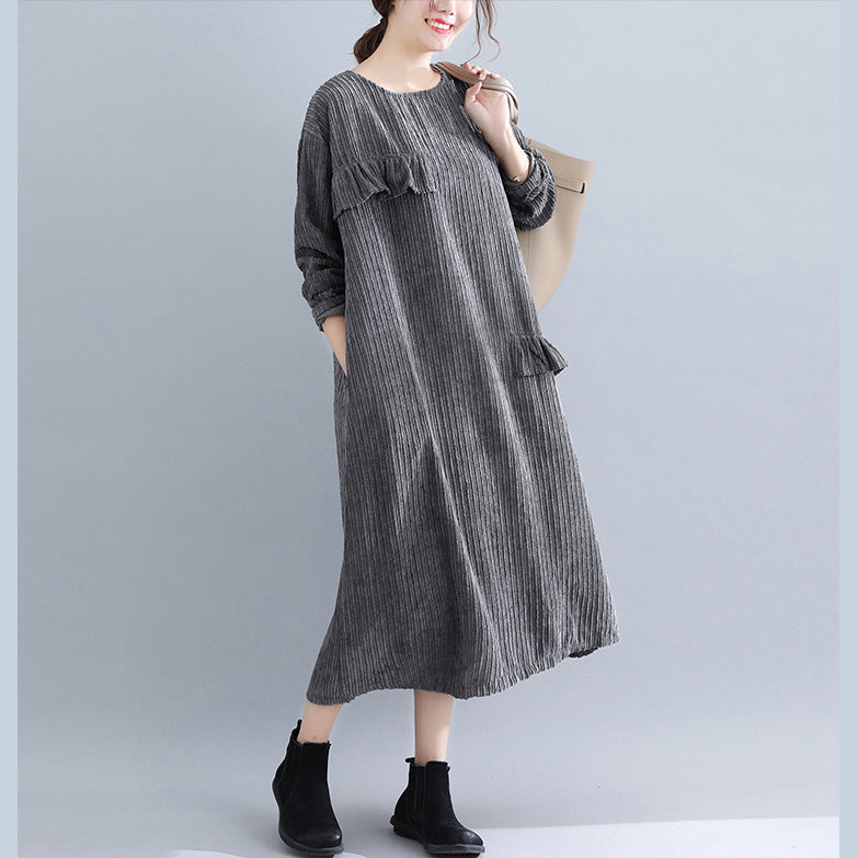 Kintted Dress Loose Pullover Long Shirt