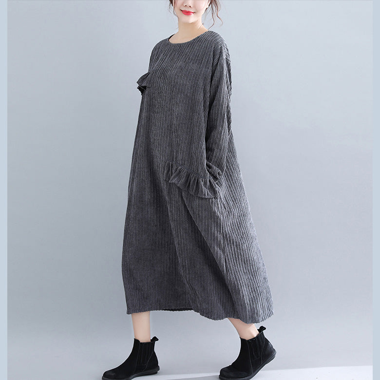 Kintted Dress Loose Pullover Long Shirt