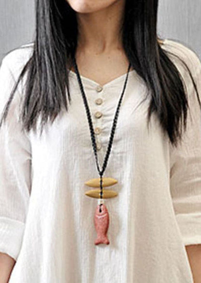 Long Sleeve Double Layers Button Asymmetric White Bamboo Maxi Dress