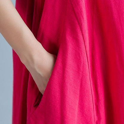 Long Tank Tee Shirt Loose Oversized Cotton Dresses