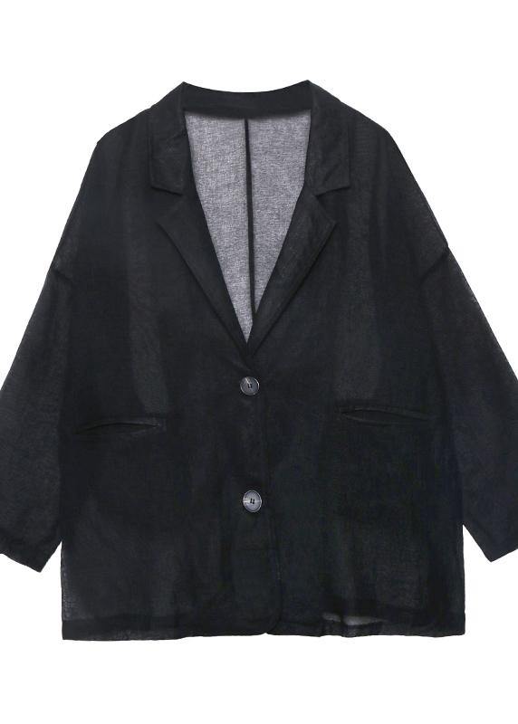 Women Notched pockets clothes For Women Tops black tops