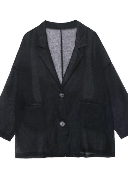 Women Notched pockets clothes For Women Tops black tops
