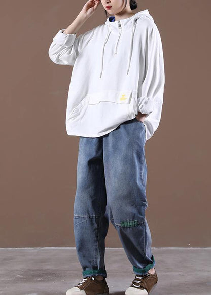 Women White Classy Pockets Fine Spring Tops