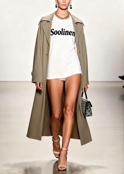 White Oversized Cotton T-shirts Summer