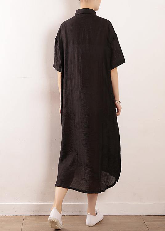 Black Clothes Metropolitan Museum Photography Side Open Maxi Summer Dresses
