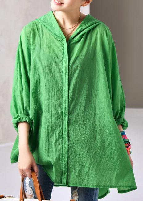Cotton Shirts Pakistani Green Summer Thin Sunlight Proof Coat