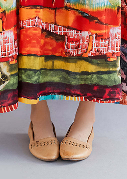 Cotton Dresses Soft Surroundings Outfits O Neck Half Sleeve Dresses Summer Dress