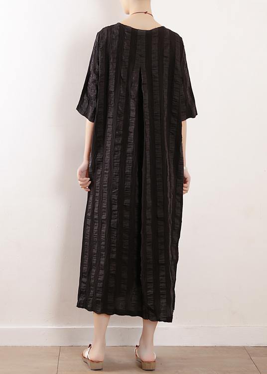 Half Sleeve Linen Clothes for Inspiration Black Dresses Summer