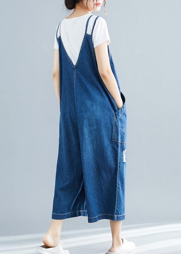 Jumpsuit Pants Cotton Clothes 18th Century Navy Pants
