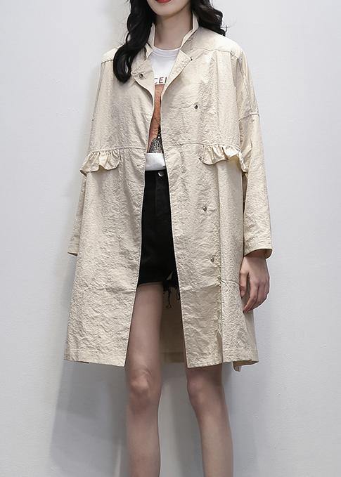 Nude Clothes Tutorials Notched Ruffles Coat