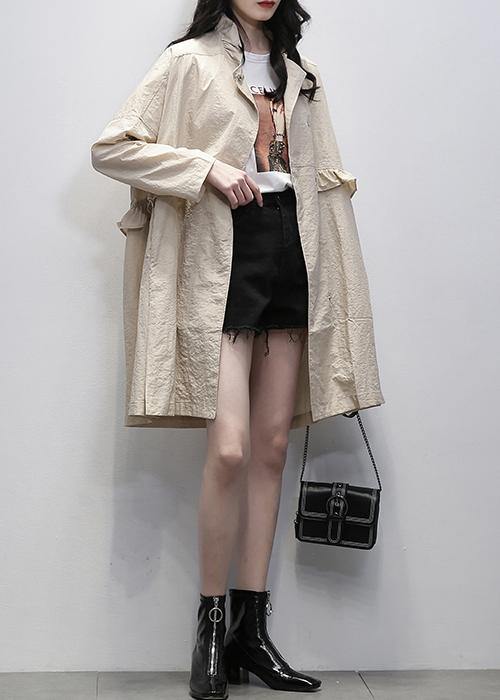 Nude Clothes Tutorials Notched Ruffles Coat