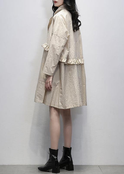 Nude Clothes Tutorials Notched Ruffles Coat