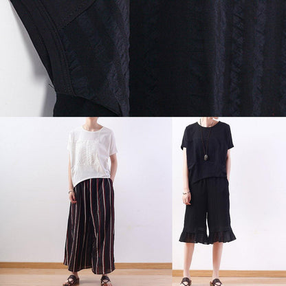 O Neck Batwing Sleeve Cotton Clothes for Cotton White Tops