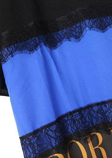 Prints Cotton Tunics for Pattern Black Patchwork Dresses Summer