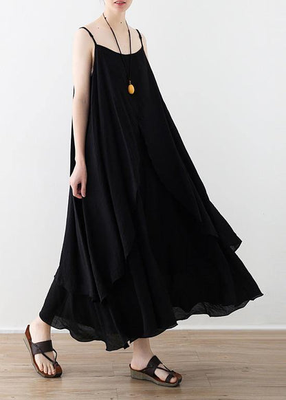 Red Dresses Spaghetti Strap Asymmetric Loose Summer Dresses