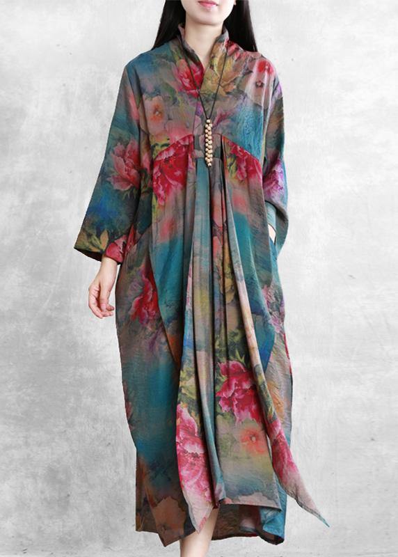 V Neck Asymmetric Clothes Tunic Tops Dresses
