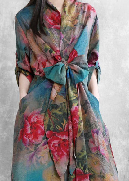 V Neck Asymmetric Clothes Tunic Tops Dresses