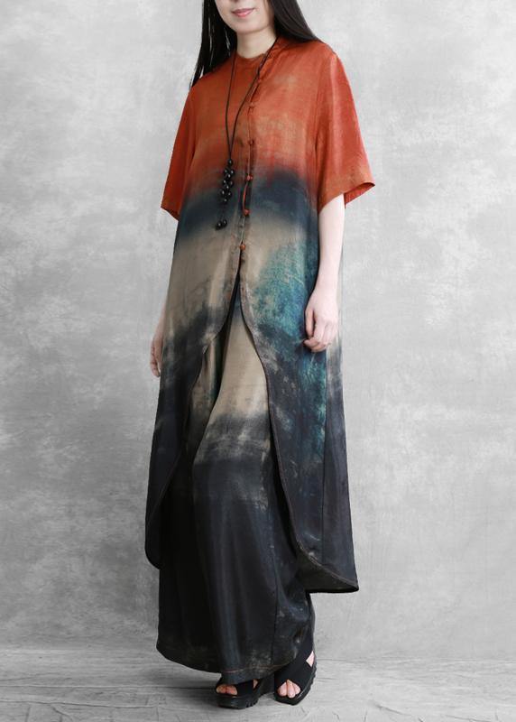 Style Black Suit Five-point Sleeve Irregular Thin Thin Two-piece
