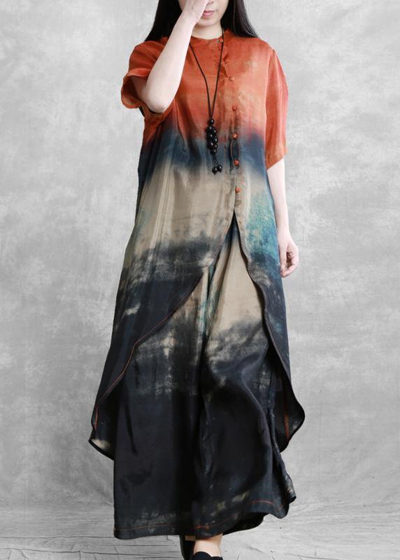 Style Black Suit Five-point Sleeve Irregular Thin Thin Two-piece
