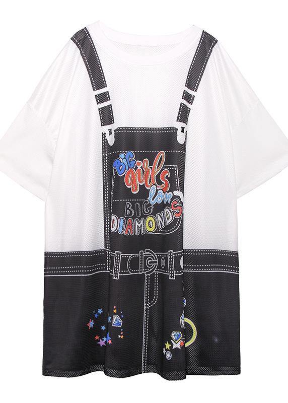 Summer Loose Mid-length Printed Ming Dress