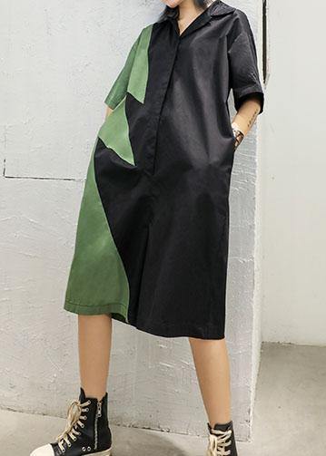Summer Patchwork Jumpsuit Loose Ming Harem Pants
