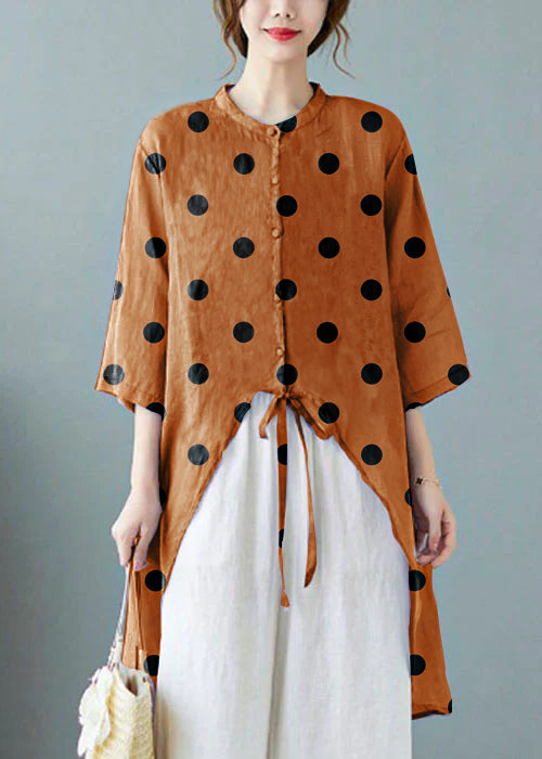 Orange polka dots/Ships 15 Days